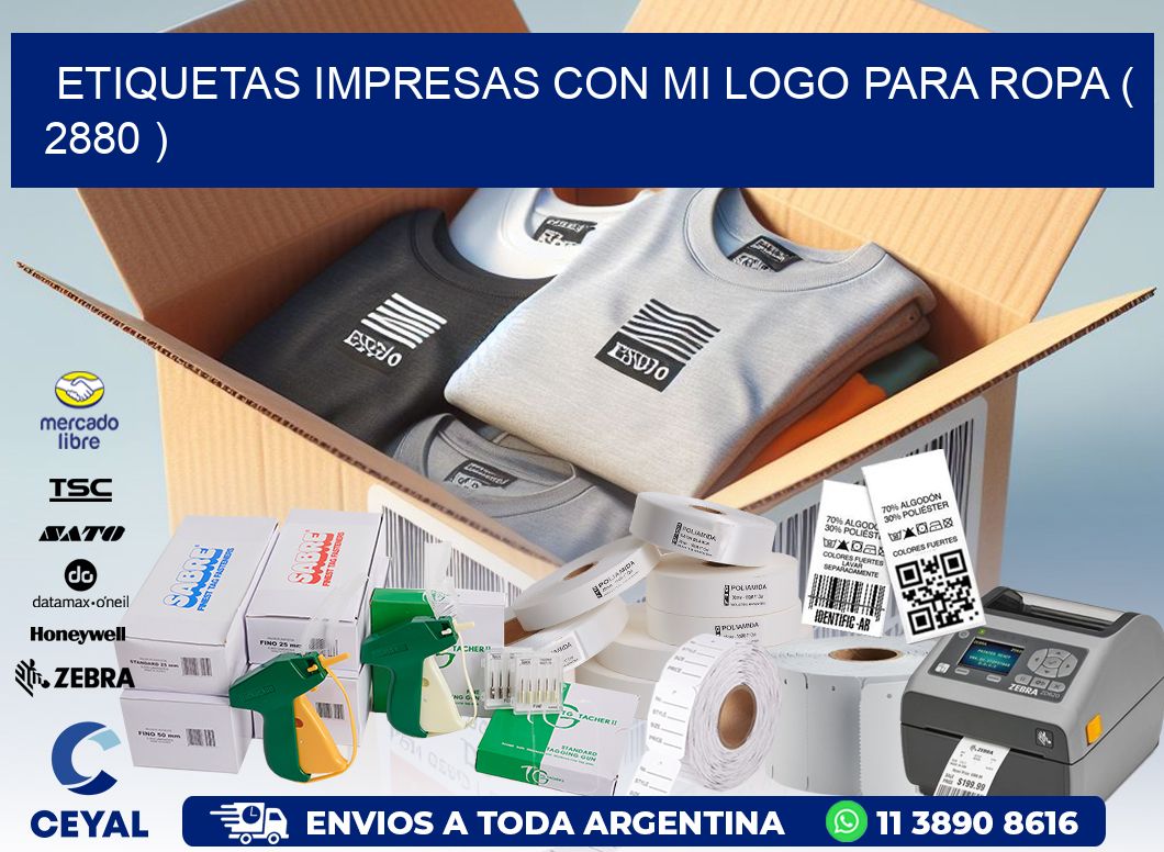 ETIQUETAS IMPRESAS CON MI LOGO PARA ROPA ( 2880 )