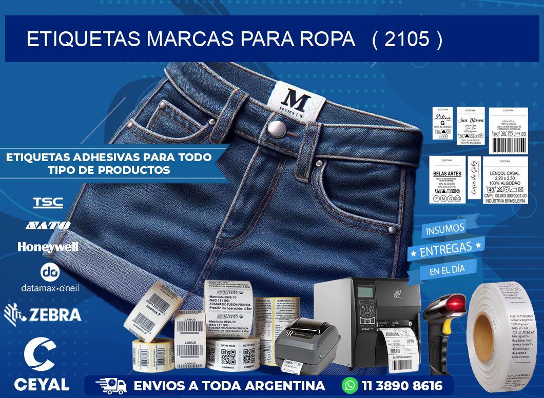 ETIQUETAS MARCAS PARA ROPA   ( 2105 )