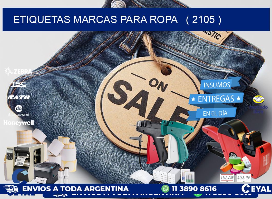 ETIQUETAS MARCAS PARA ROPA   ( 2105 )