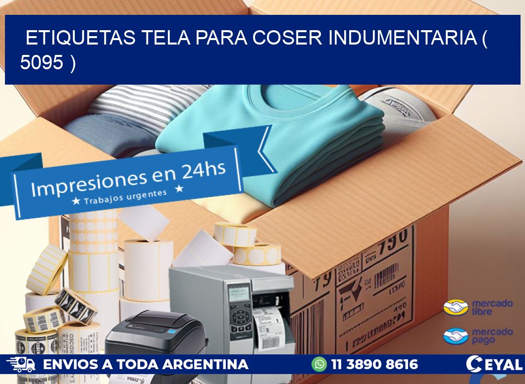 ETIQUETAS TELA PARA COSER INDUMENTARIA ( 5095 )