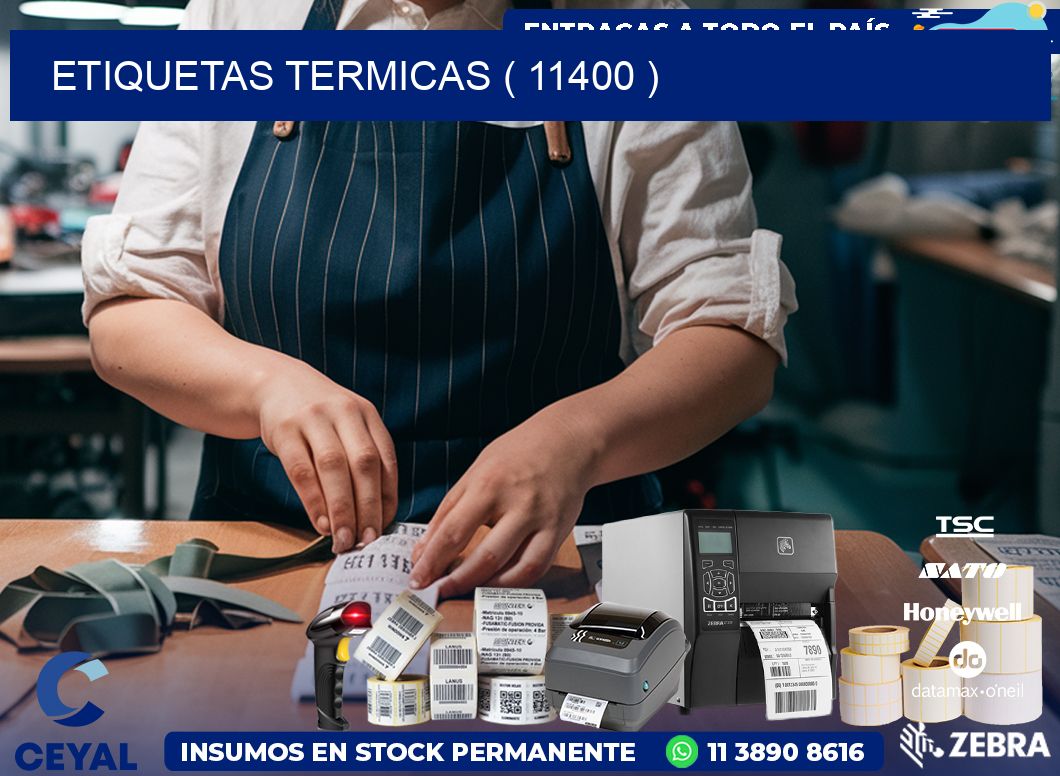 ETIQUETAS TERMICAS ( 11400 )