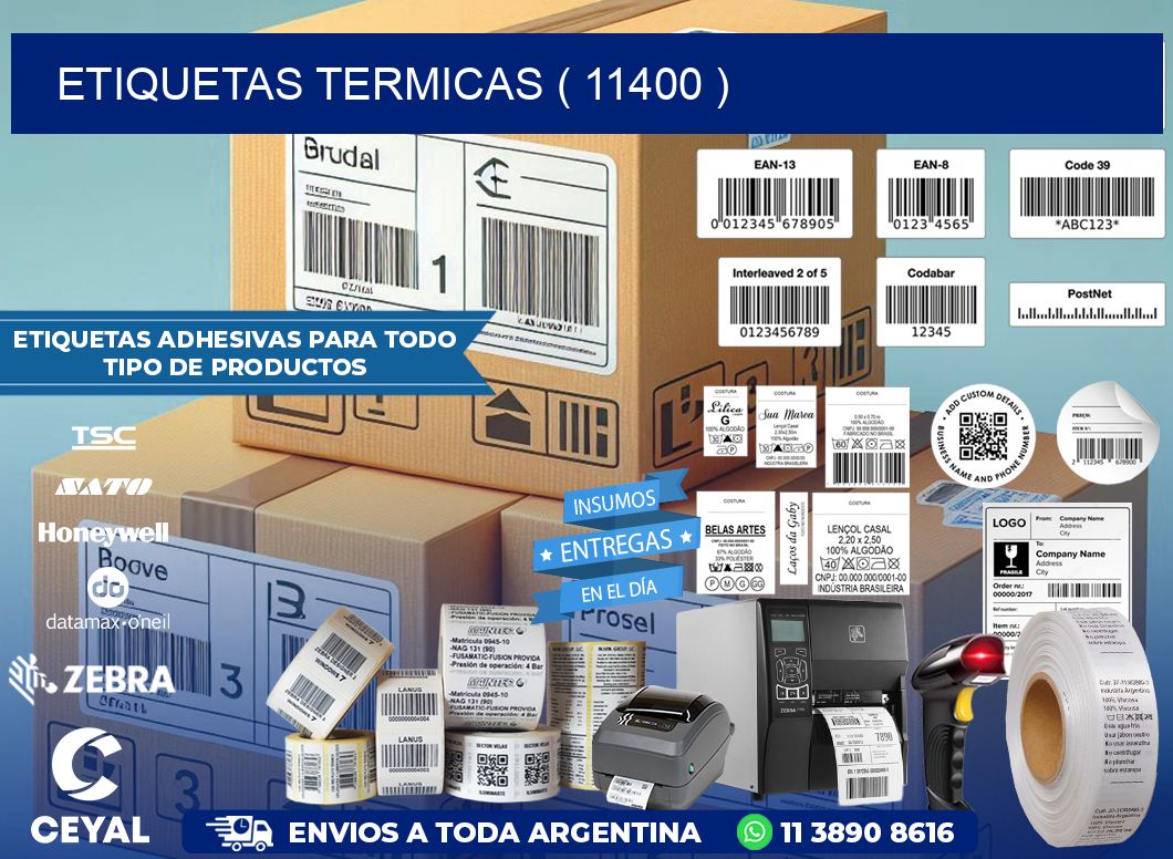 ETIQUETAS TERMICAS ( 11400 )