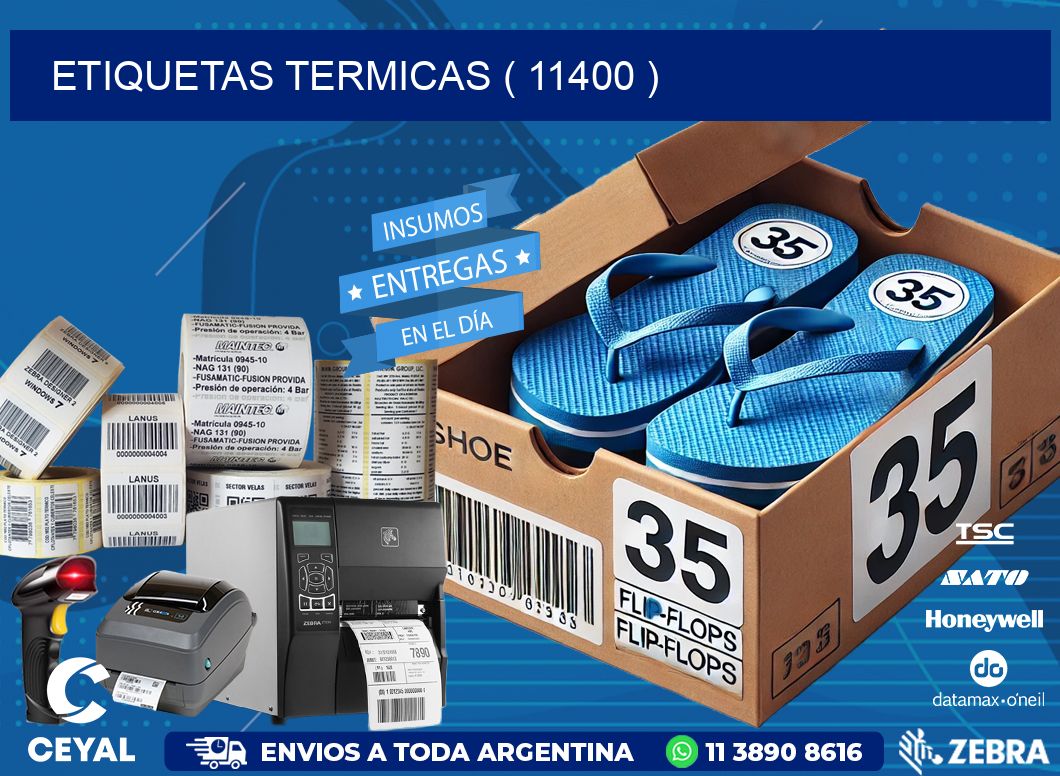 ETIQUETAS TERMICAS ( 11400 )