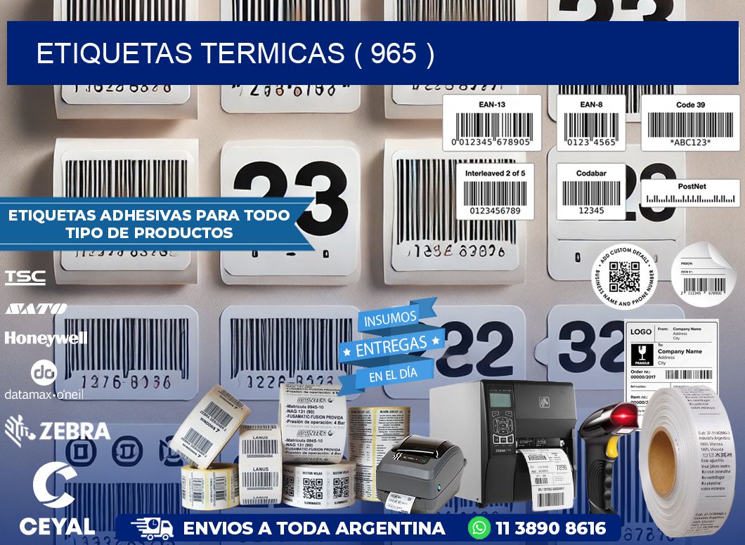 ETIQUETAS TERMICAS ( 965 )
