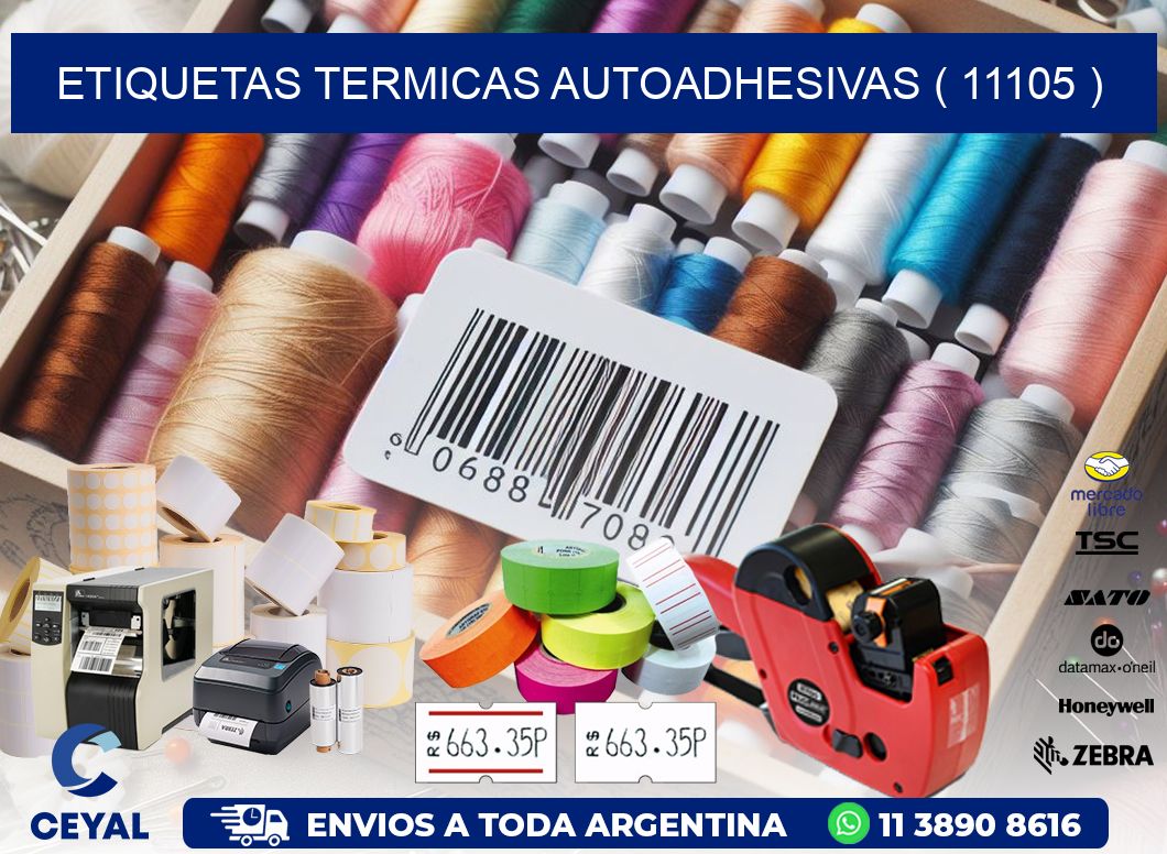 ETIQUETAS TERMICAS AUTOADHESIVAS ( 11105 )