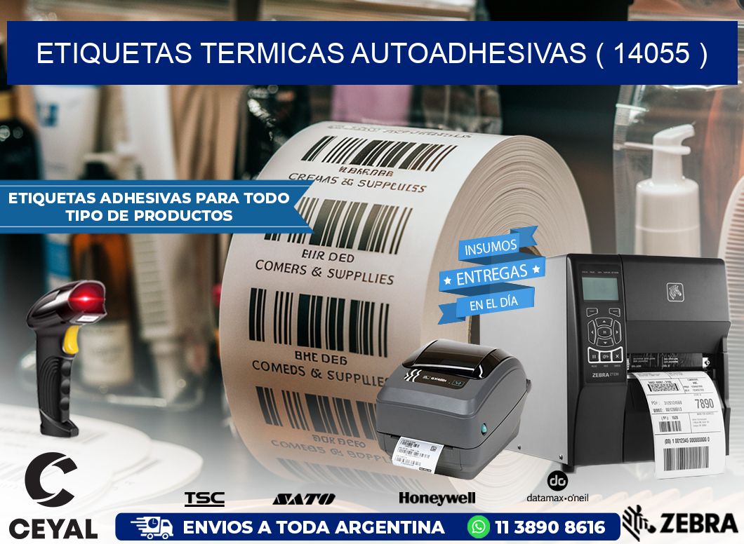 ETIQUETAS TERMICAS AUTOADHESIVAS ( 14055 )
