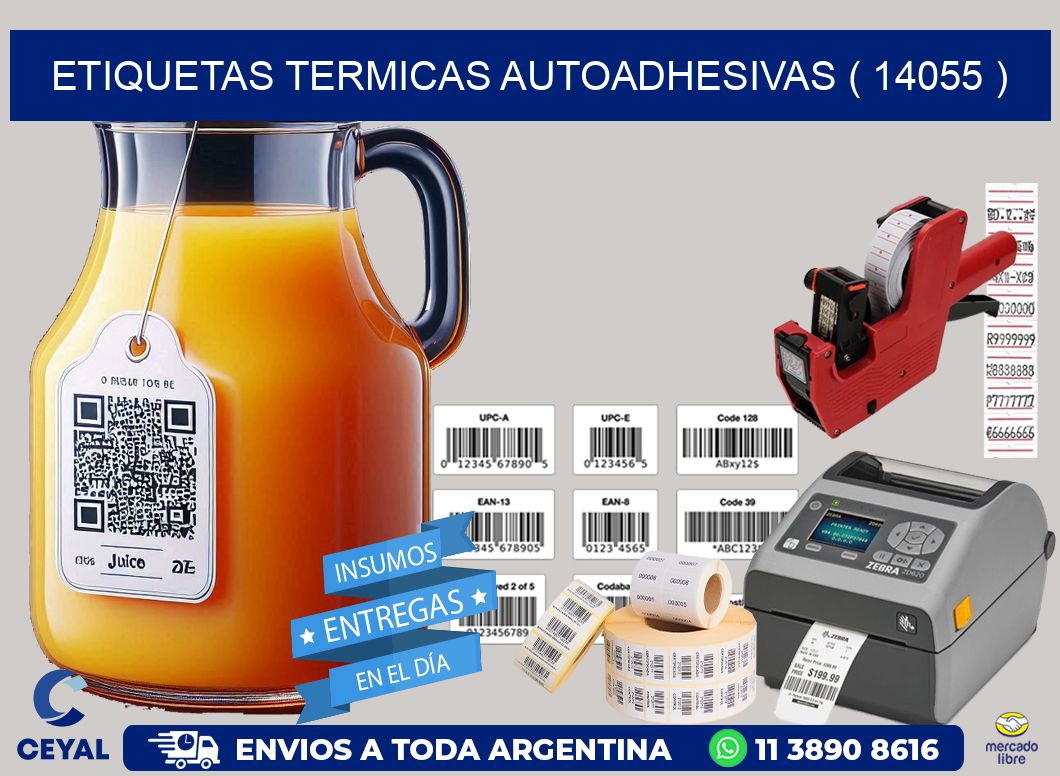 ETIQUETAS TERMICAS AUTOADHESIVAS ( 14055 )