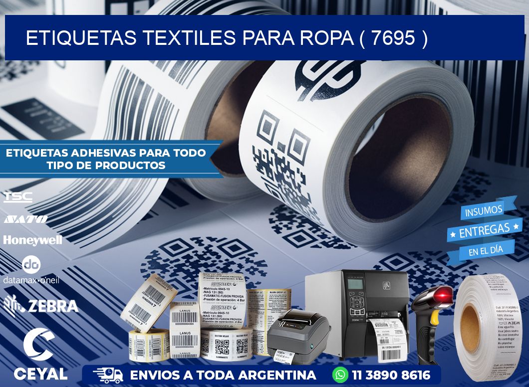 ETIQUETAS TEXTILES PARA ROPA ( 7695 )