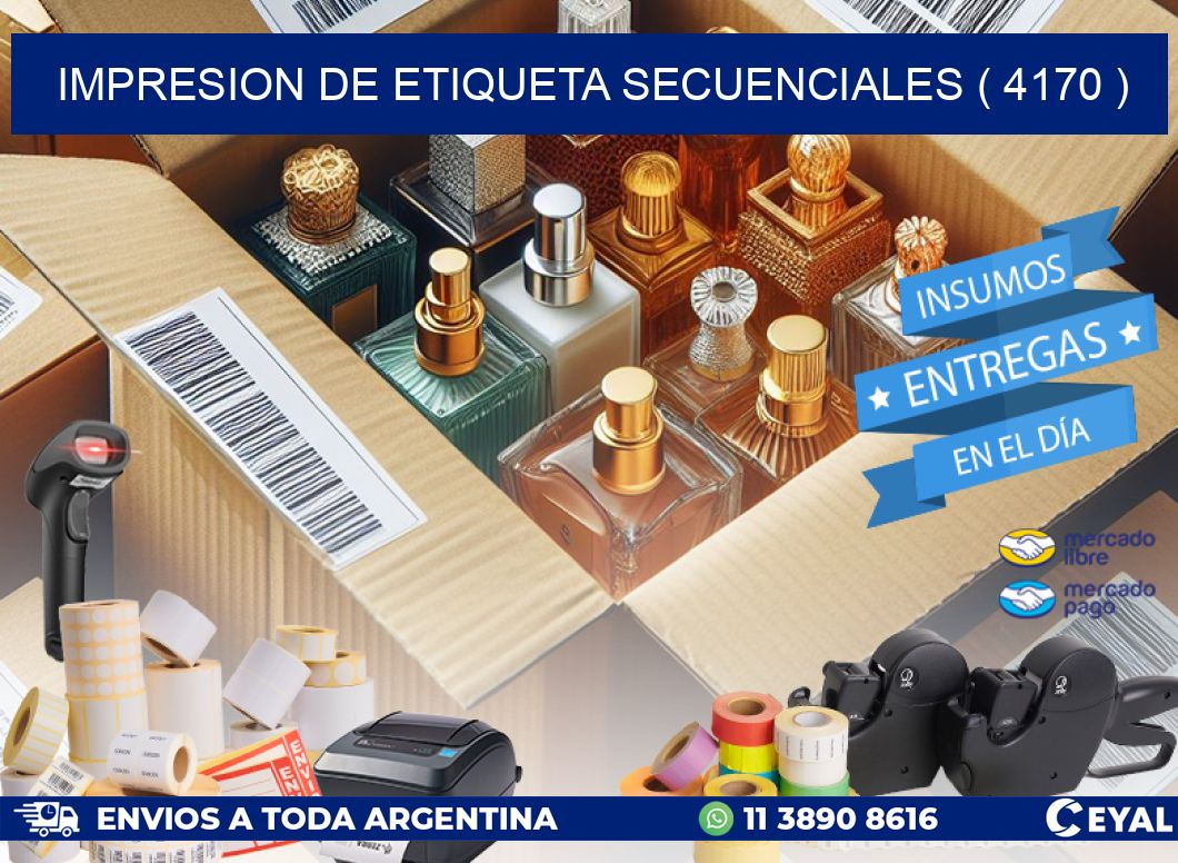 IMPRESION DE ETIQUETA SECUENCIALES ( 4170 )