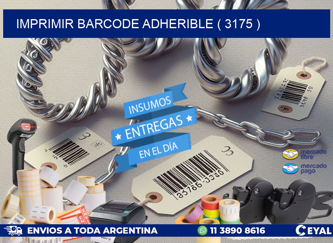 IMPRIMIR BARCODE ADHERIBLE ( 3175 )