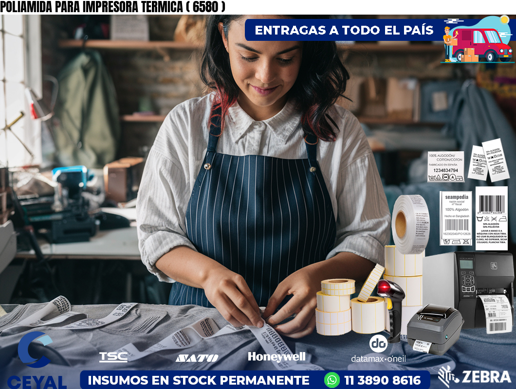 POLIAMIDA PARA IMPRESORA TERMICA ( 6580 )