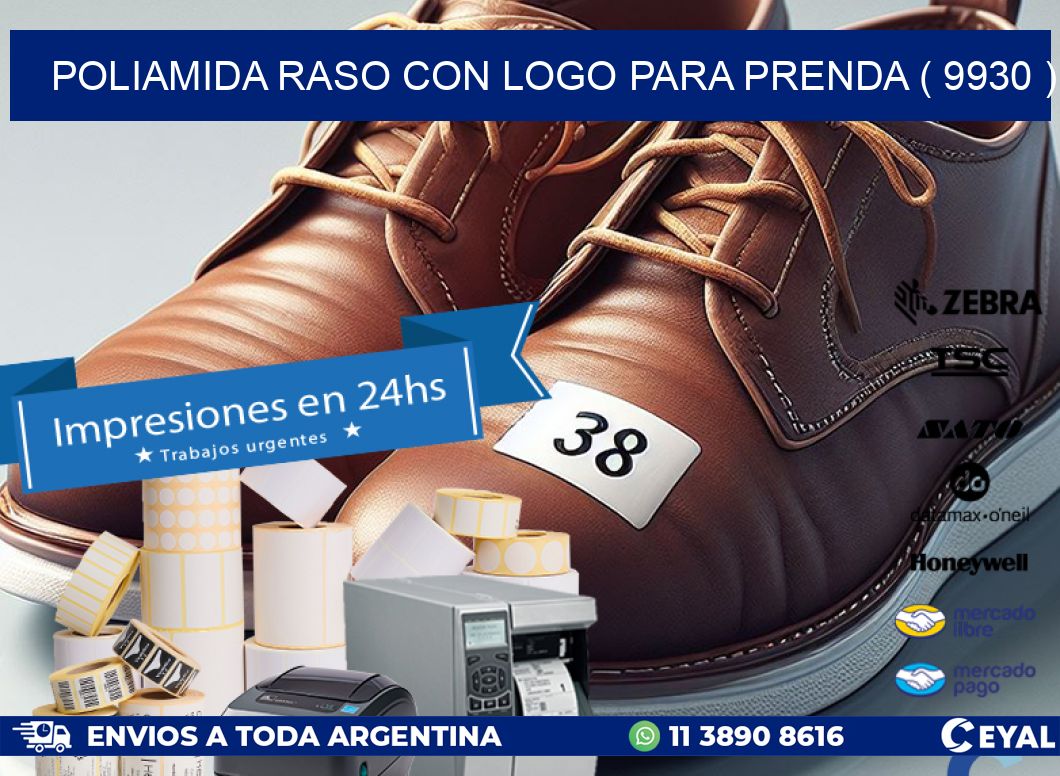 POLIAMIDA RASO CON LOGO PARA PRENDA ( 9930 )