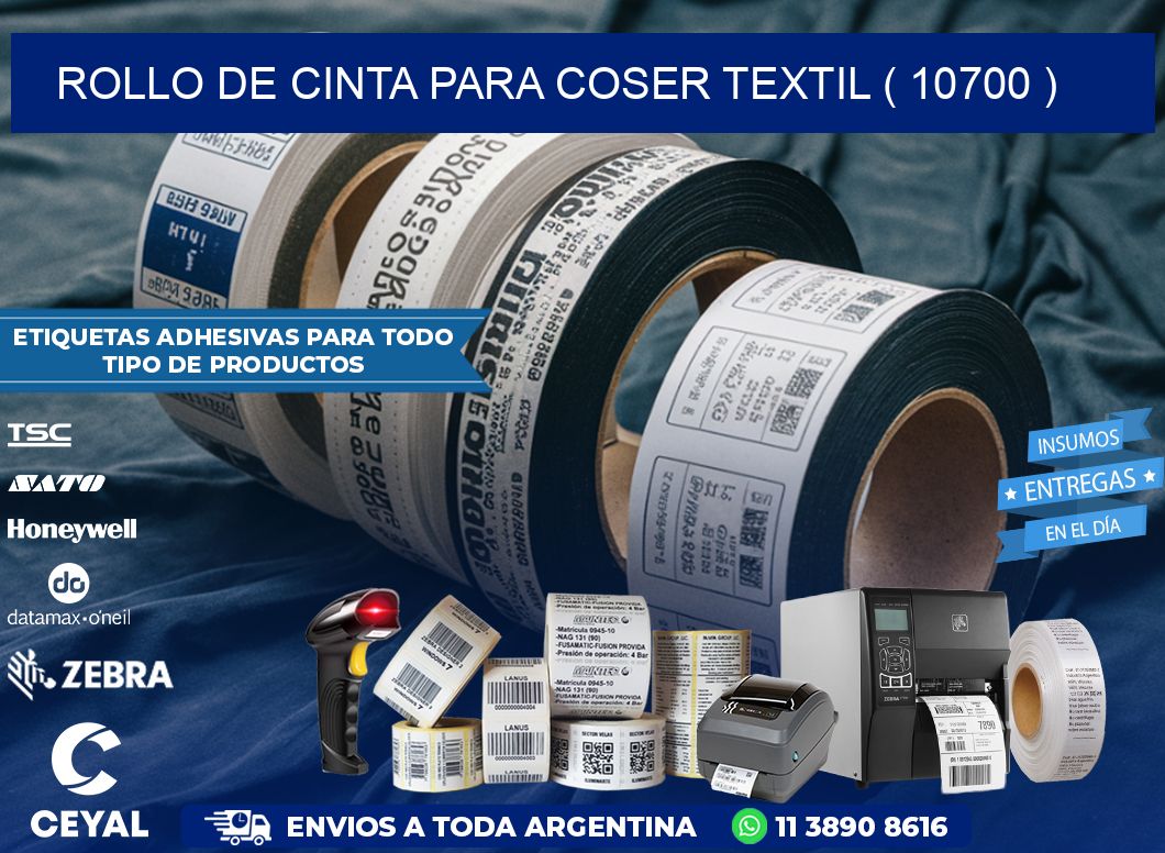 ROLLO DE CINTA PARA COSER TEXTIL ( 10700 )