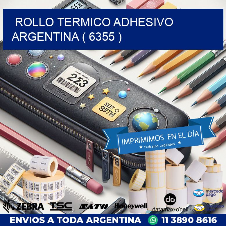 ROLLO TERMICO ADHESIVO ARGENTINA ( 6355 )