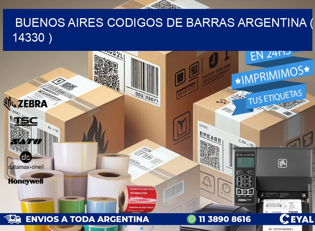 buenos aires codigos de barras argentina ( 14330 )