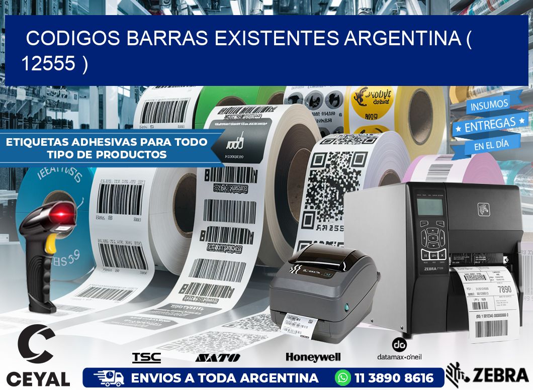 codigos barras existentes argentina ( 12555 )