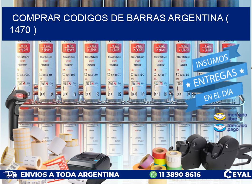 comprar codigos de barras argentina ( 1470 )