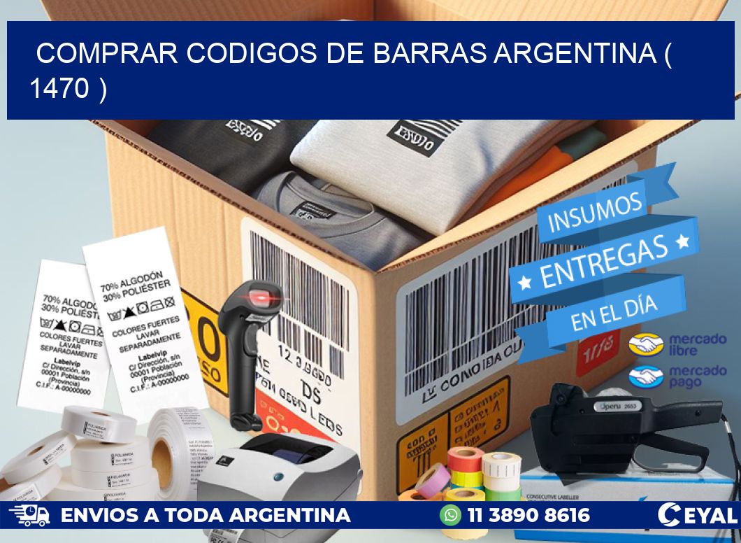 comprar codigos de barras argentina ( 1470 )