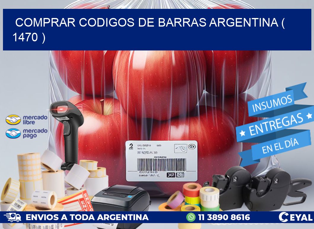 comprar codigos de barras argentina ( 1470 )