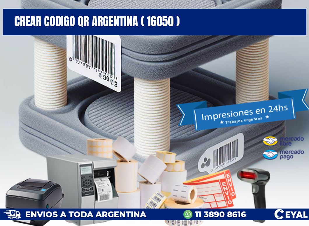 crear codigo qr argentina ( 16050 )