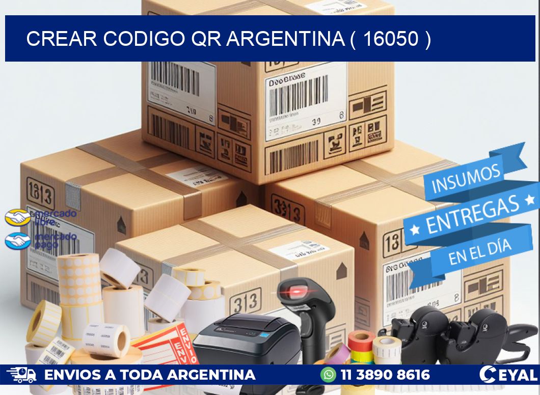 crear codigo qr argentina ( 16050 )