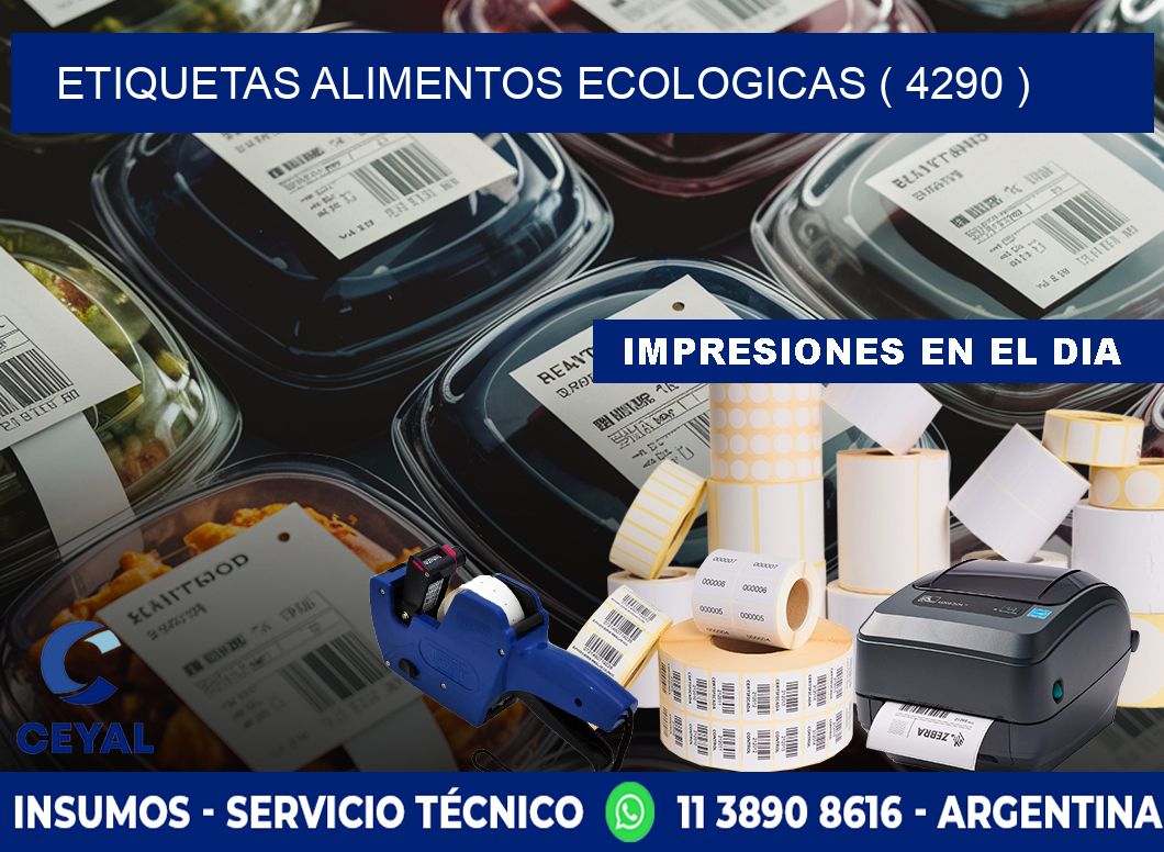 etiquetas alimentos ecologicas ( 4290 )
