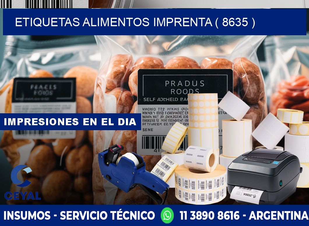 etiquetas alimentos imprenta ( 8635 )