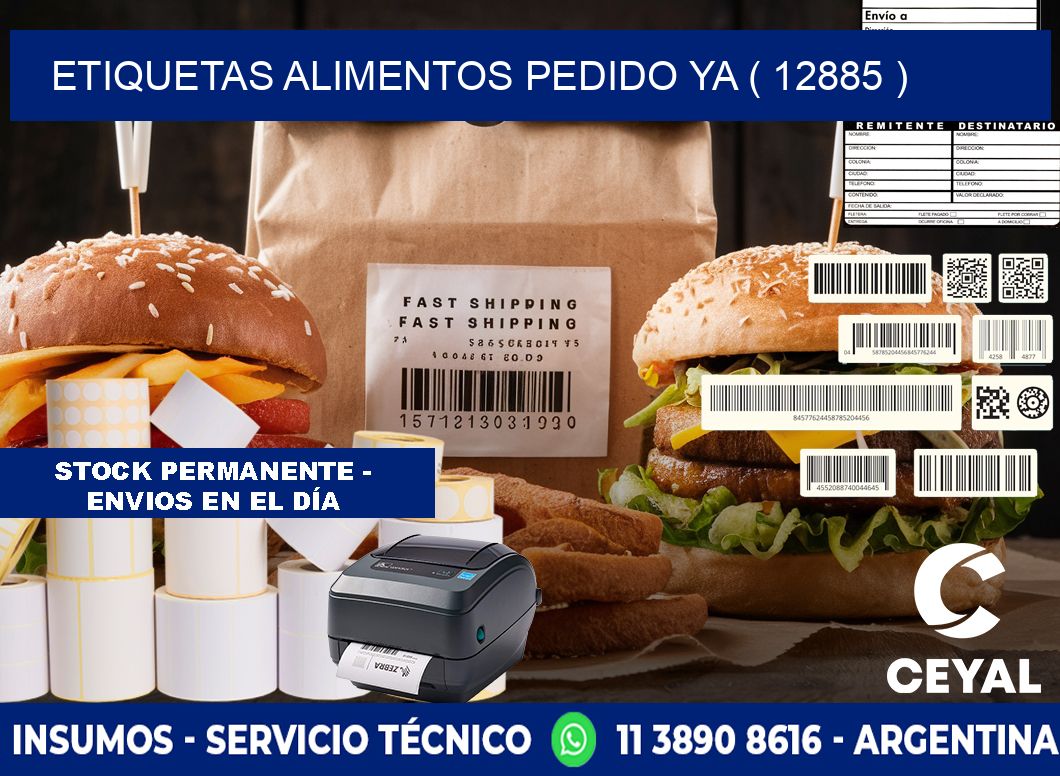 etiquetas alimentos pedido ya ( 12885 )