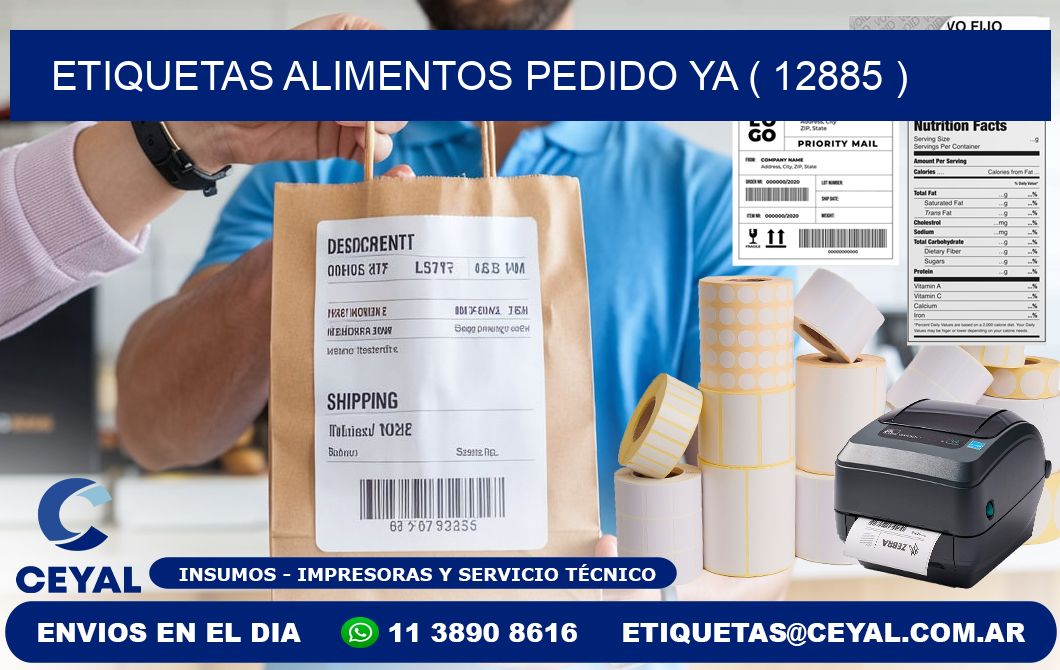 etiquetas alimentos pedido ya ( 12885 )
