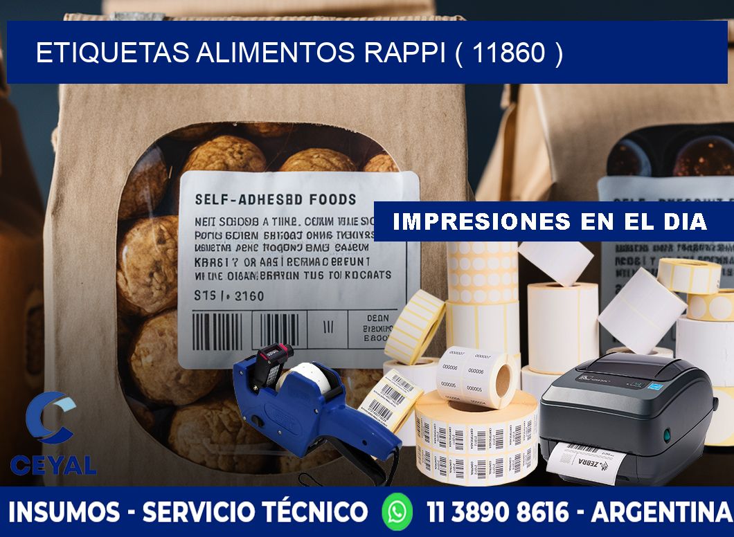 etiquetas alimentos rappi ( 11860 )