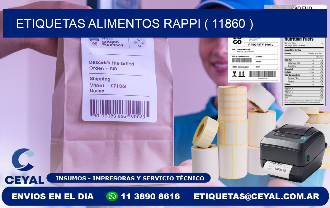 etiquetas alimentos rappi ( 11860 )