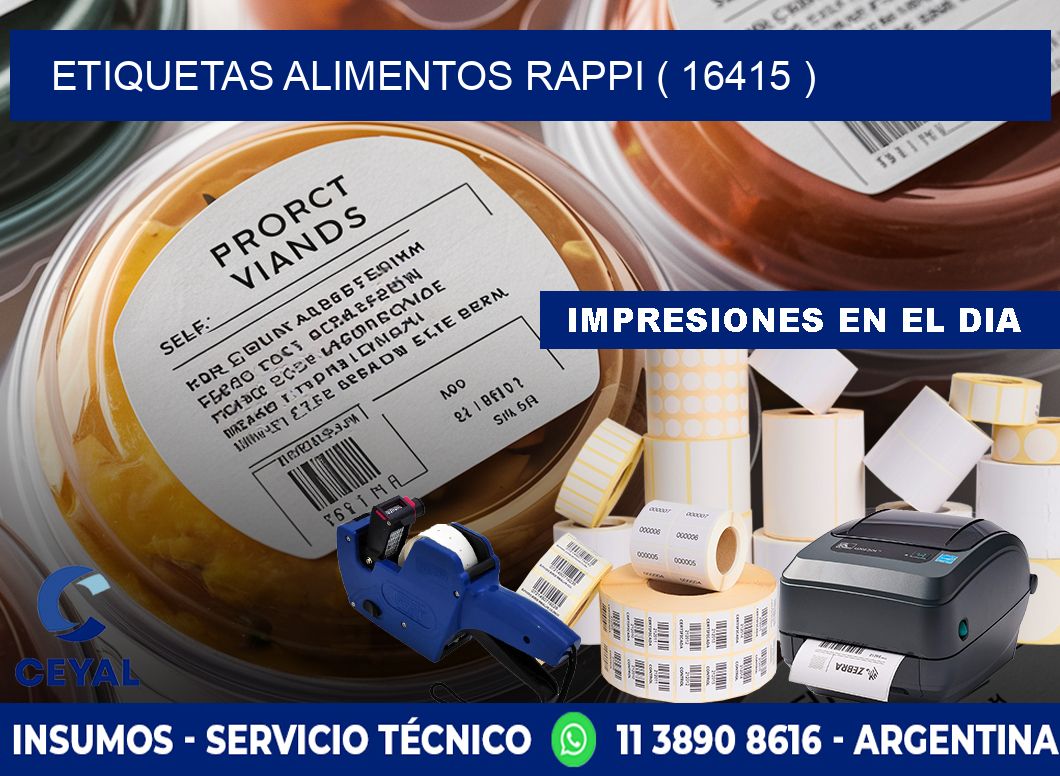 etiquetas alimentos rappi ( 16415 )