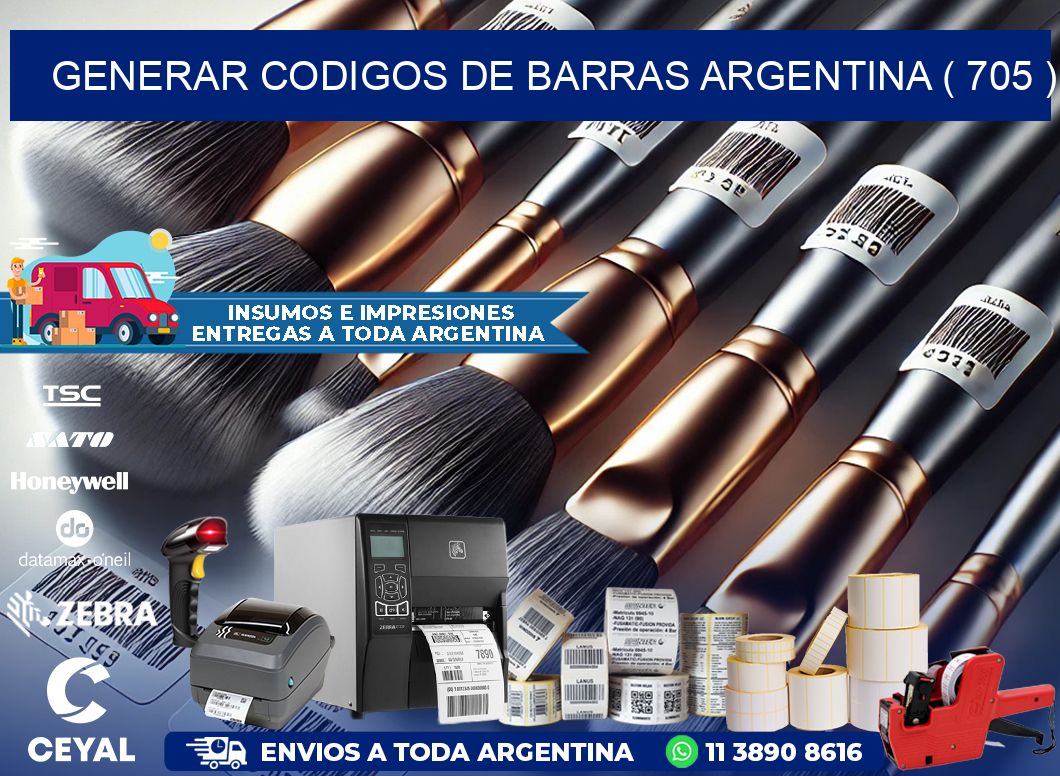 generar codigos de barras argentina ( 705 )