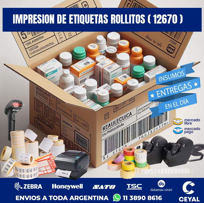 impresion de etiquetas rollitos ( 12670 )