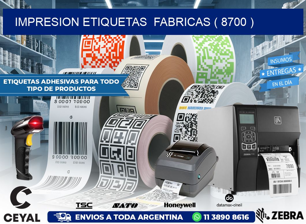 impresion etiquetas  fabricas ( 8700 )