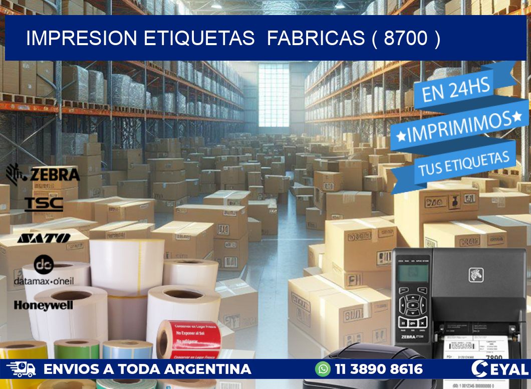 impresion etiquetas fabricas ( 8700 )