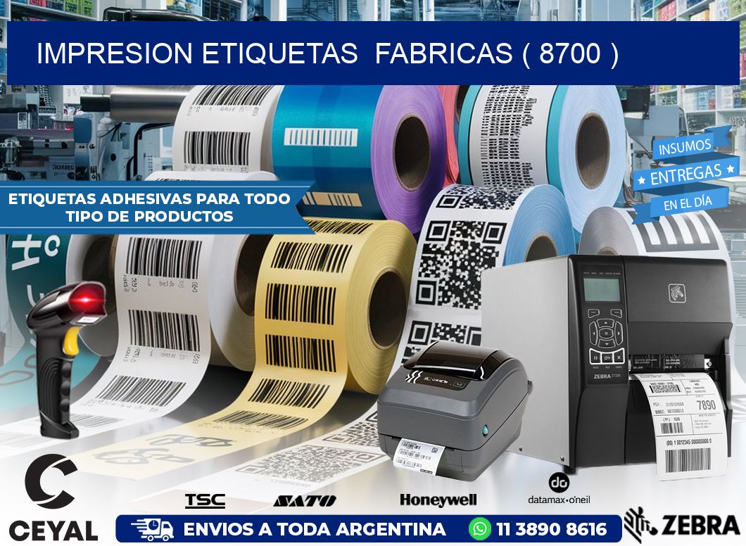 impresion etiquetas fabricas ( 8700 )