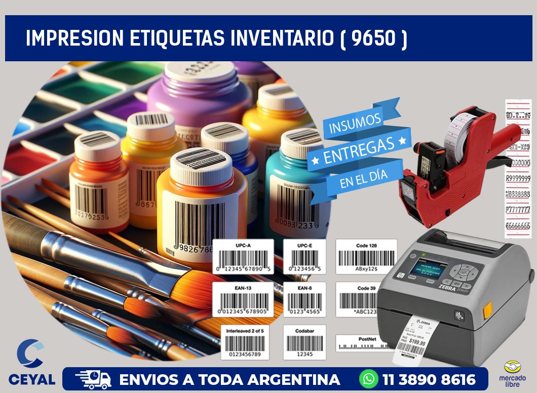 impresion etiquetas inventario ( 9650 )