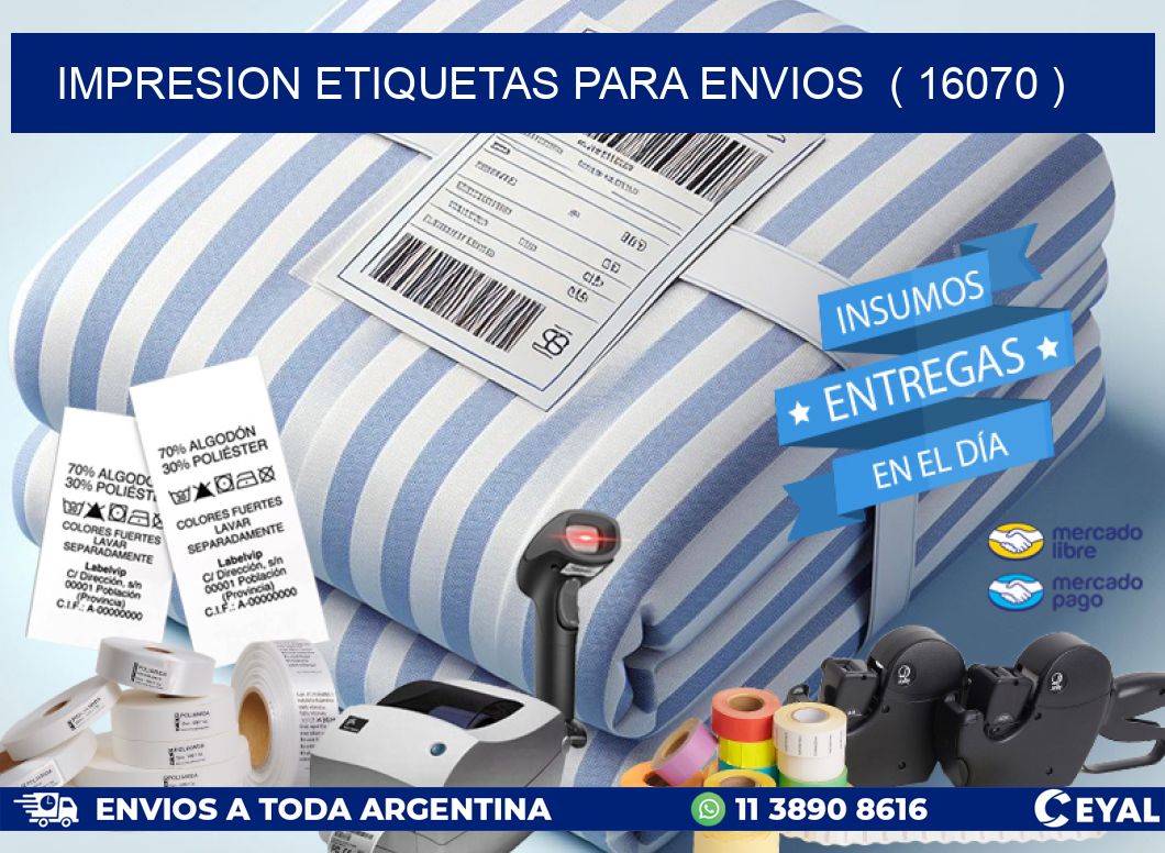 impresion etiquetas para envios  ( 16070 )