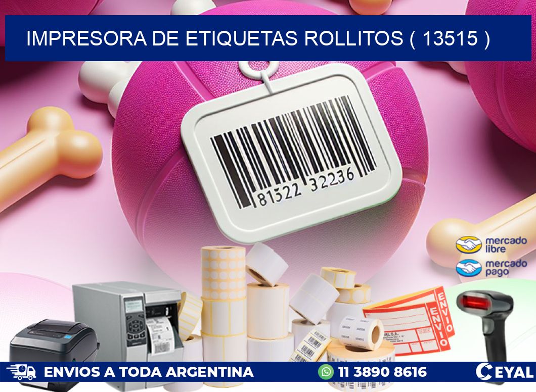 impresora de etiquetas rollitos ( 13515 )