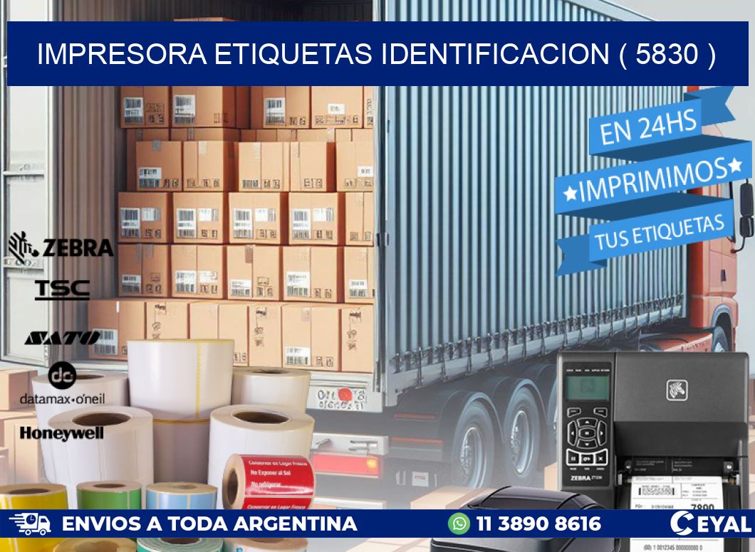 impresora etiquetas identificacion ( 5830 )