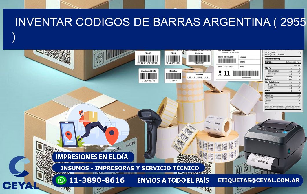 inventar codigos de barras argentina ( 2955 )