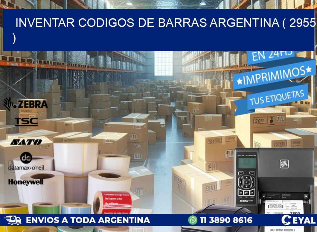 inventar codigos de barras argentina ( 2955 )