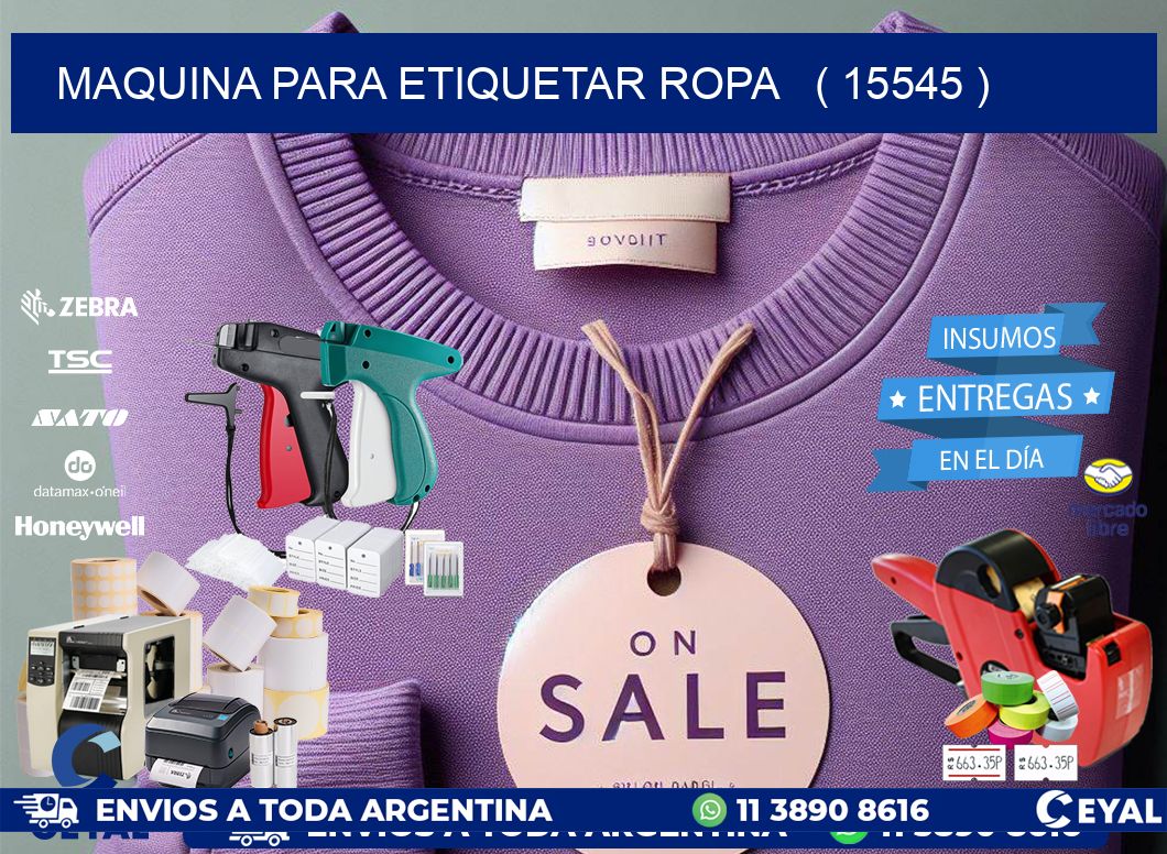 maquina para etiquetar ropa   ( 15545 )