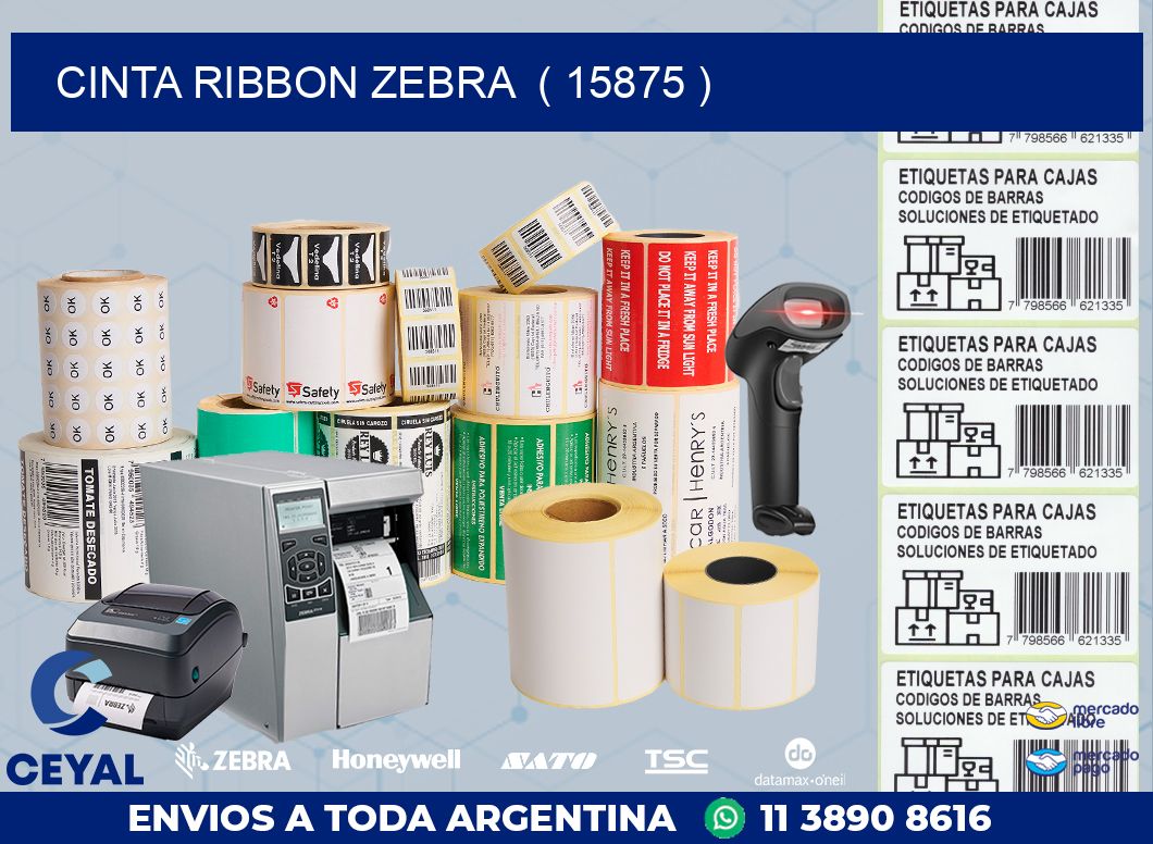 CINTA RIBBON ZEBRA  ( 15875 )