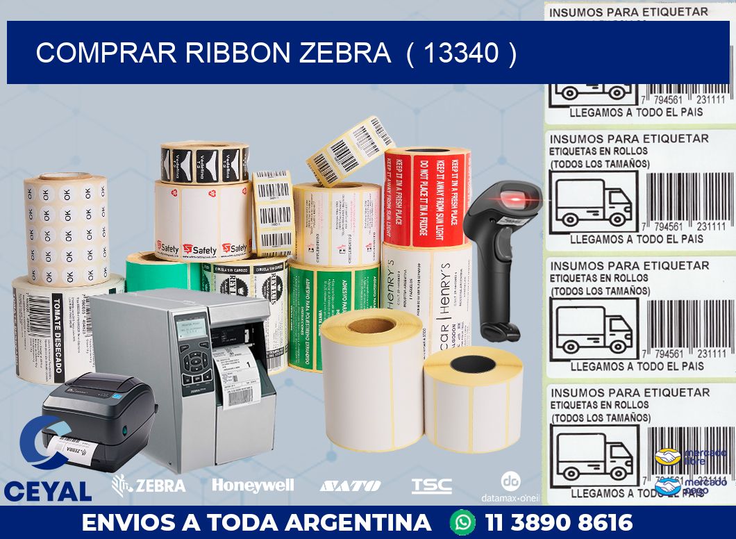 COMPRAR RIBBON ZEBRA ( 13340 )