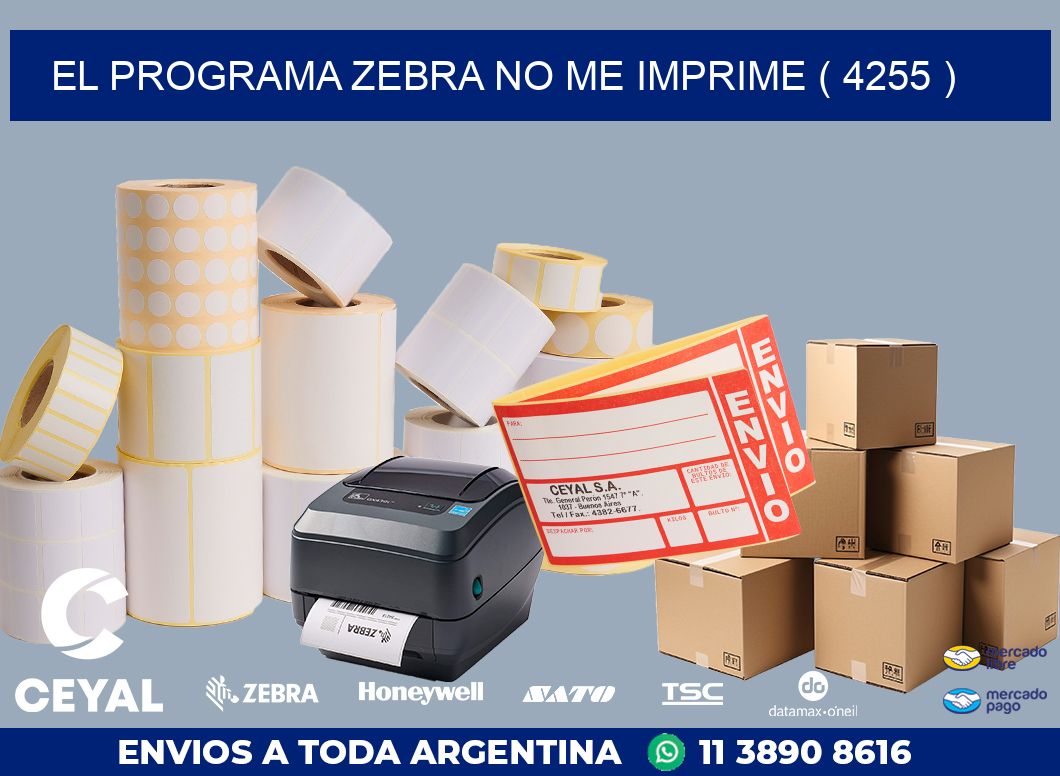 EL PROGRAMA ZEBRA NO ME IMPRIME ( 4255 )