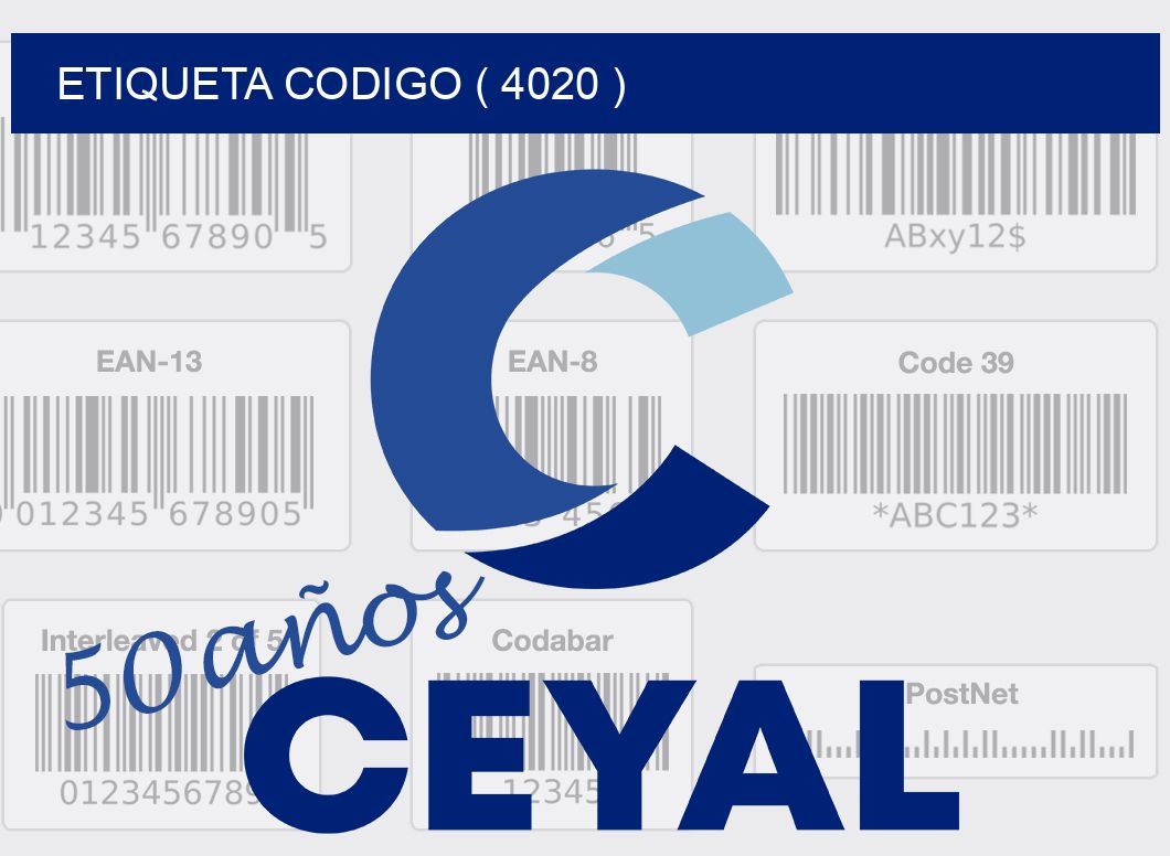 ETIQUETA CODIGO ( 4020 )