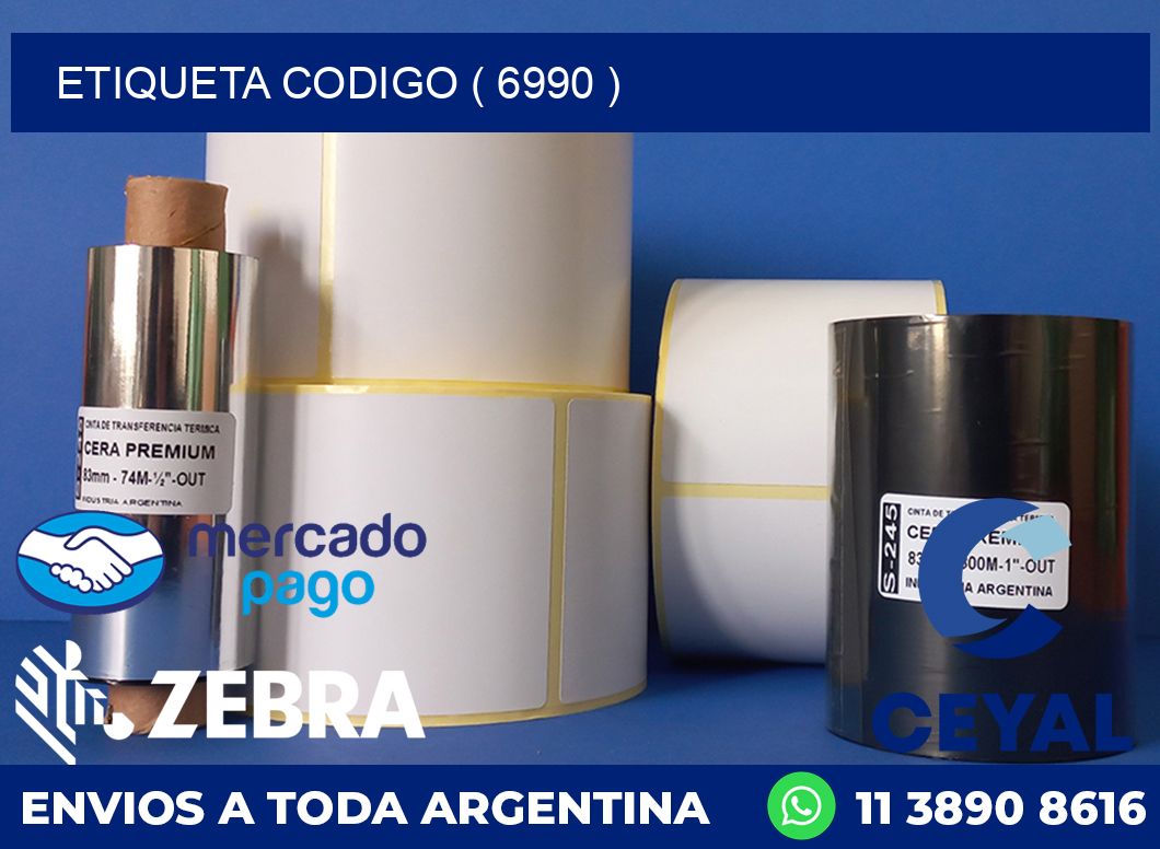ETIQUETA CODIGO ( 6990 )