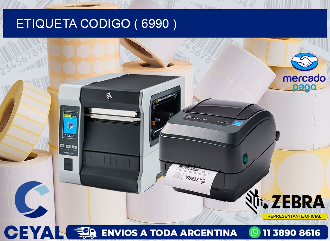 ETIQUETA CODIGO ( 6990 )